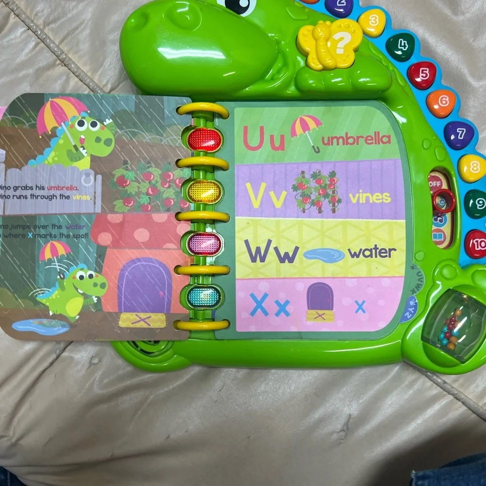 Leapfrog Dino”s Delightful Day Alphabet Book